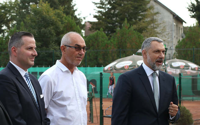 Balaicz Zoltán, Papp Zoltán és Lázár János Zalaegerszegen - Fotó: Seres Péter/zaol.hu