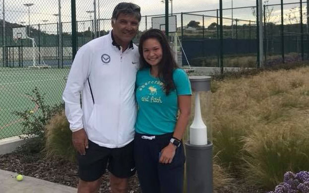 Toni Nadal és a magyar tenisztinédzser